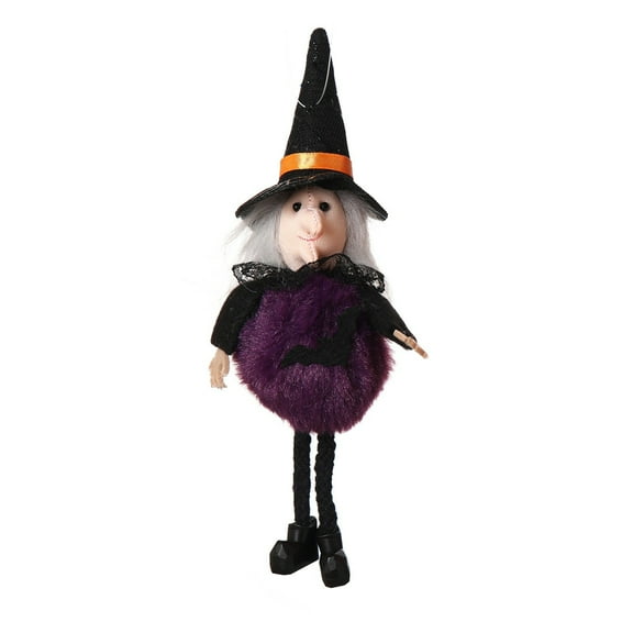 Halloween Theme Scary Dolls Hanging, Pumpkin Witch Ghost Black Cats Plush Hanging Decoration For Halloween Party Haunted House Bar Holiday Decoration Children'S Gifts