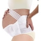thumbnail image 1 of Cinturón de maternidad para mujer embarazada, soporte para la espalda, faja abdominal ligera, cinturón para el vientre para embarazadas, abdominales(2XL37in-55in)Blanco, 1 of 5