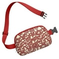 thumbnail image 3 of Red Christmas Icon Pattern Cute Fanny Packs for Women,Travel Waterproof Crossbody Fanny Bags Waist Purse for Women Anti Theft Adjustable Strap for Running Travel Cycling, 3 of 6
