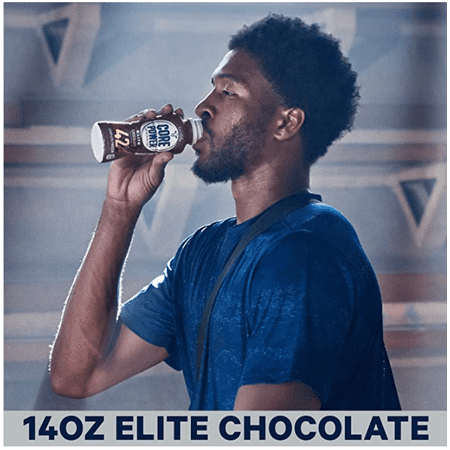 Core Power Elite High Protein Shakes (42g), Chocolate, Ready to Drink for Workout Recovery, 14 fl oz Bottles (12 Pack)