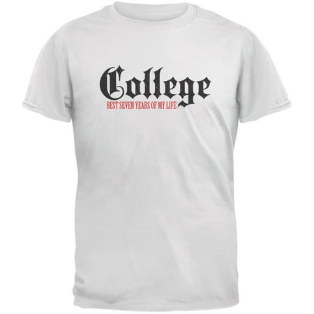 Graduation - College Best 7 Years White Adult (Top 100 Best Colleges In America)