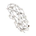 thumbnail image 4 of Guirnalda de cuentas para árbol de Navidad, adorno de cadena de cuentas colgantes para Navidad estrella de plata, 4 of 9