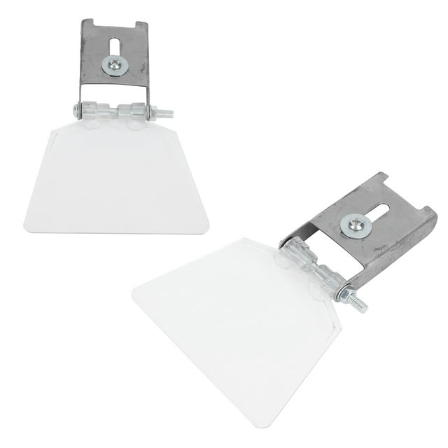 Premium Stainless Steel Bench Grinder Eye Shields Set – Durable 304 Stainless Steel, Easy Installation, Compatible with 125/150/200/250 Bench Grinders, Anti-Rust Design, Includes Two Protective