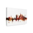 thumbnail image 2 of Trademark Fine Art 'Frankfurt Germany Skyline Red' Canvas Art by Michael Tompsett, 2 of 4