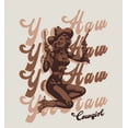 thumbnail image 2 of Yeehaw! Pin Up Cowgirl Adult Sand Long Sleeve Hoodie-Small, 2 of 4