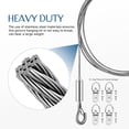 thumbnail image 4 of OUNONA 1 Set Secure Hold Wire Hanger Kit Hanging Wire Picture Hanging Kit Stainless Steel Heavy Duty For Homeowners, 4 of 7
