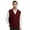 Wine Red, variant on Toptie Men Sweater Vest Solid Knitted Lightweight Thermal Cardigan-Navy-XXL