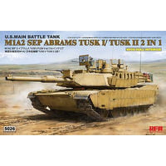 Ryefield Model M1A2 SEP Abrams Tusk I/II w/Full Interior New