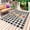 Black, variant on Bunny Easter Outdoor Rug 4x6 Ft - Reversible Patio Rug Outdoor Camping Rugs, Spring Floral Pastoral Wooden Washable Indoor Outdoor Area Rugs, Non-Slip Outdoor Carpet Runner for Deck/Porch
