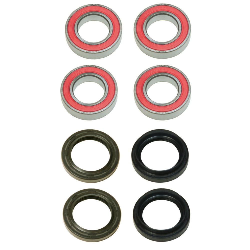 Both Front Wheel Bearings & Seals Kit for Yamaha Kodiak 400 2x4 4x4
