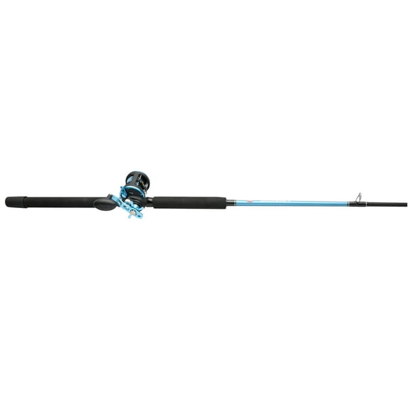 PENN Warfare II Level Wind Conventional Fishing Combo, 6'6" Medium Heavy Rod, 20 Size Reel