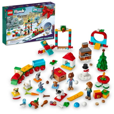 LEGO Friends 2023 Advent Calendar 41758 Christmas Holiday Countdown Playset, 24 Collectible Daily Surprises Including 2 Mini-dolls and 8 Pet Figures