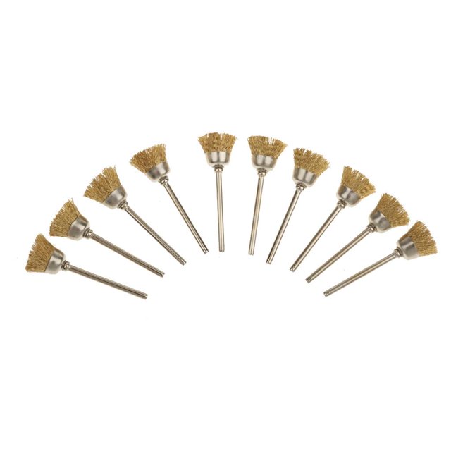 Pinceles,Herramienta rotativa,Alambre de cobre,Taza,Vástago de 3 mm,Limpieza Acabado,Rueda,Ánima,Amoladora de matriz,Pulido,Polaco,Para accesorios de amoladora rotativa Dremel,Limpiador