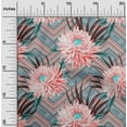 thumbnail image 2 of oneOone Cotton Poplin Grayish Blue Fabric Florals Sewing Fabric By The Yard Printed Diy Clothing Sewing Supplies 42 Inch Wide, 2 of 6
