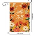 thumbnail image 3 of Welcome Fall Garden Flag 12.5x18 Inch Double Sided Polka Dots Maple Leaf Thanksgiving Garden Flags for Outside, Small Burlap for Autumn Yard Rustic Farmhouse Outdoor Decoration, 3 of 6
