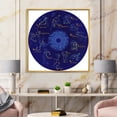 thumbnail image 2 of Designart 'Zodiac Signs and Zodiac With Constellations' Modern Framed Canvas Wall Art Print, 2 of 5