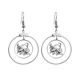 thumbnail image 1 of La vida marina pulpo Cartoon Illustration Los pendientes cuelgan del aro de la joyería del círculo de la gota Unbranded M, 1 of 3