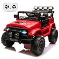 thumbnail image 1 of 12V Ride-On Truck with Remote Control - 2WD Battery-Powered Toy Car with Spring Suspension & LED Lights, 1 of 6