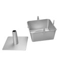 thumbnail image 2 of Molde para Pastel Tubo Cuadrado, Capacidad 28 Tazas (para Recetas 18 Tazas), Aluminio Anodizado 10 Pulgadas , Chifón y ., 2 of 5