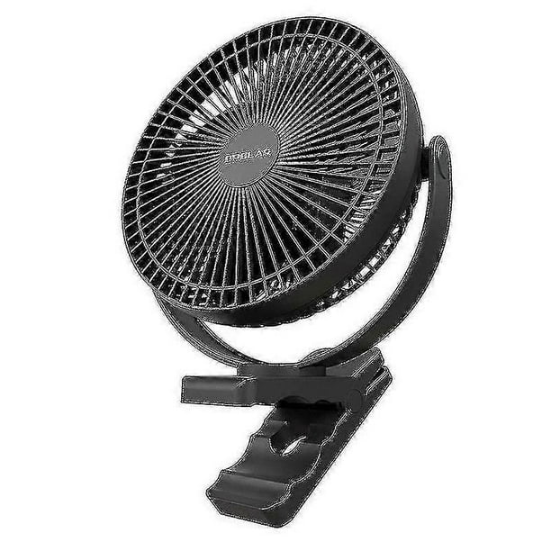 Opolar Portable Fan 10000mah Rechargeable Usb Desk Fan Small Mini Quiet Desktop Fan Compatible Office Home Bedroom,strong Airflow,black