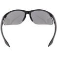 thumbnail image 4 of Sports Semi Rimless TR-90 Wrap Sunglasses Slim Arms Neutral Colored Lens 77mm (Black / Smoke), 4 of 4