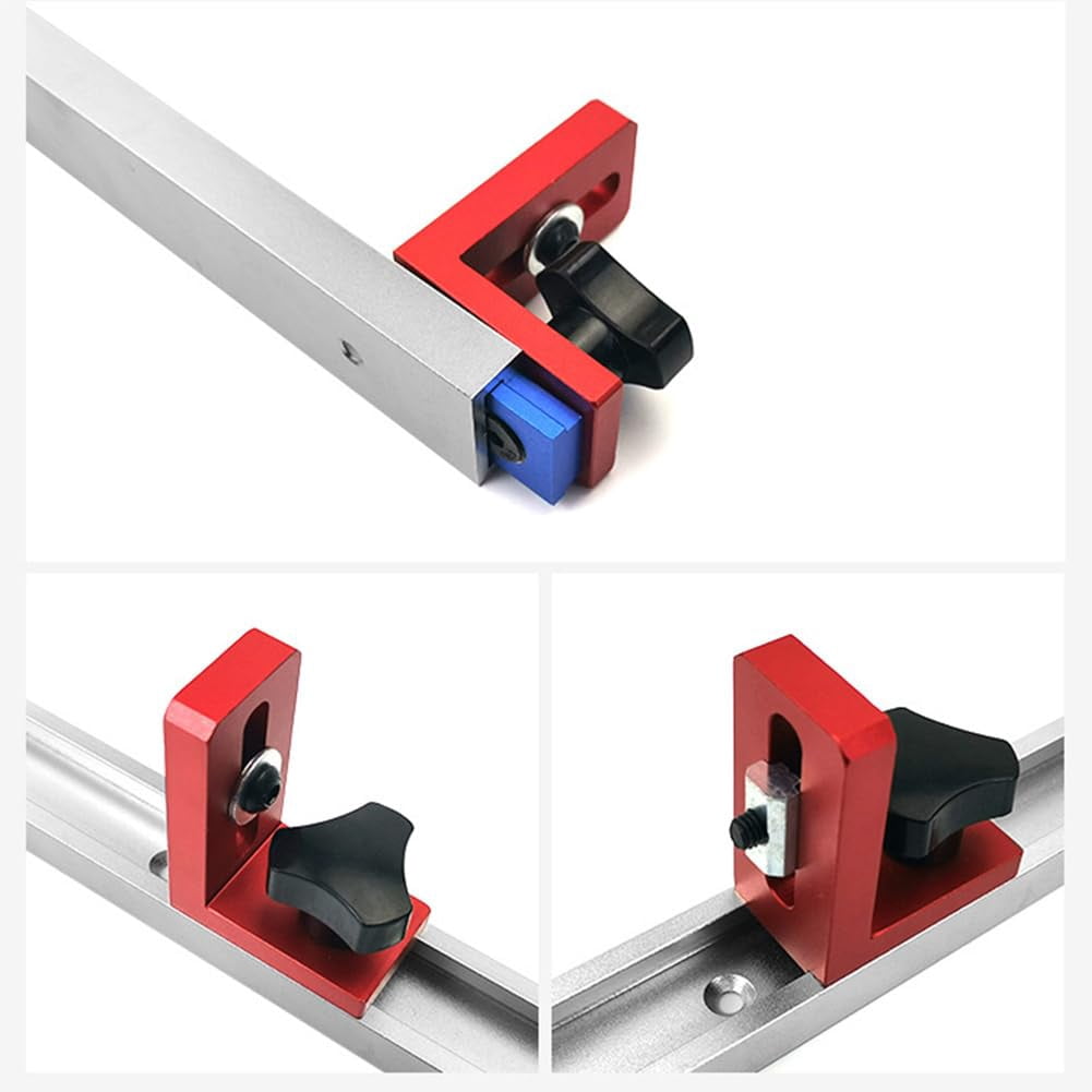 30/45 Manual Woodworking Miter Track Stop Router and Table Saw Fence Connector Aluminium Track Stopper