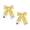 Small 2pcs, variant on Bowknot Hair Barrettes for Kids School Event Pencil Ribbon Hair Bows Back to School Theme Ponytail Holder for Teachers