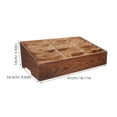 thumbnail image 2 of CATIEBYE Natural Wood Classroom Phone Organizer with Multifunctional Design for Home Light Brown Size 21Grid, 2 of 7