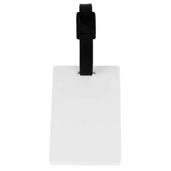 Polymer Sublimation Dye Heat Press Thermal Transfer Luggage Tag Blank White 10 Pieces 8,4 x 5,3 cm
