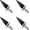 Black, variant on chasenew 4 PCS Spikes License Plate Screws for Car, Anti Theft Spike Shape Aluminum Car Plate Frame Fastenings Bolt, Cool Licence Plate Screw Set for Car Truck Motorcycle, Car Accessories Black
