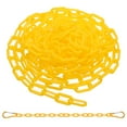 thumbnail image 3 of Uxcell 20Ft Plastic Safety Barrier Chain 6 S-Hooks and 6 Clips, Yellow, 3 of 5