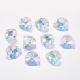 thumbnail image 1 of 10 colgantes de imitación de cristal K9 facetado con diamantes de imitación, estilo austriaco, para la creación de joyas., 1 of 2