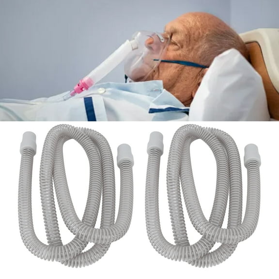 Universal CPAP Hoses, 2pcs Universal CPAP Hose High Flexibility 70.9in Length Smoother Bore Breathing Machine Tubing For Home Hospitals Various Masks Ultralight