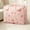 Pink, variant on Quilt Storage Bag Cotton Clothing Organizer Non-woven Fabric Large Capacity Bedding Blanket Pillow Storage Moving Dorm Home Organization