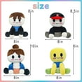 thumbnail image 2 of Blox Buddies Plush,7.8" Beautifully Plush Doll,blox Buddies Noob Buddy Guest Buddy Bacon Buddy Bacon Girl Plushie Toys For Fans And Friends Gift, 2 of 4