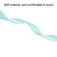 thumbnail image 3 of Unique Bargains 0.79' x 100 Yards Double Face Decorate Crafts Roll Satin Ribbon Lake Blue, 3 of 5