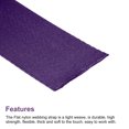 thumbnail image 3 of Uxcell Flat Nylon Webbing Strap Yards for Backpack Luggage-rack Lightweight Use Dark Purple, 3 of 6