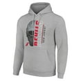 thumbnail image 2 of Men's Starter Heather Gray New Jersey Devils Half Helmet Fleece Pullover Hoodie, 2 of 3