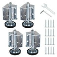 thumbnail image 1 of Ownmy Patas niveladoras ajustables de alta resistencia, protector de esquina, soporte de protección, patas niveladoras para muebles, mesa, gabinetes, banco de trabajo, 2 patas niveladoras de esquina i, 1 of 5