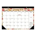 thumbnail image 2 of SMKE 2026-2027 Desk Wall Calendar,18-Month Long-Term Planner,Coil-Bound Flip Calendar,Floral Decor Calendar,Large Date Blocks,To-Do & Notes Module,Office Home Organizer,Decorative Schedule Tool B, 2 of 9