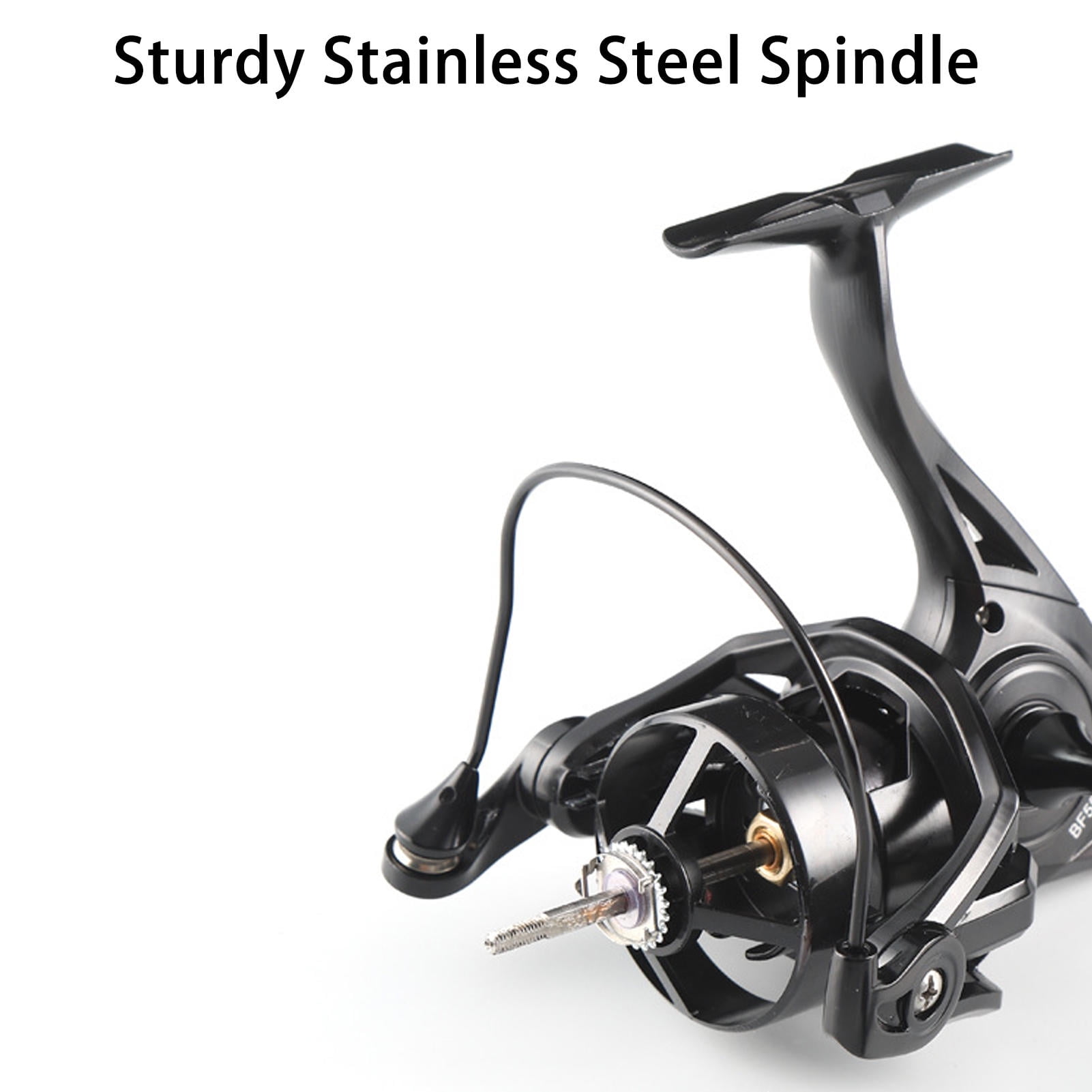 YAHHU 5+1 Ball Bearing Carp Fishing Reel – 4.7:1 Gear, Stainless Steel Spool, High‑Strength Composite Body, Multi‑Feature Design for Long Casts
