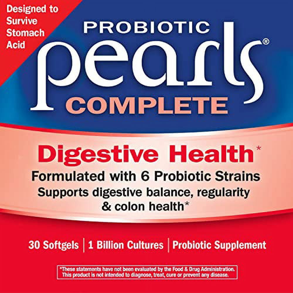 Nature's Way Probiotic Pearls Complete, 1 Billion Live Cultures, 30 Softgels