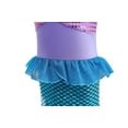 thumbnail image 6 of 【Uhome】10Pcs Princess Mermaid Costume Ariel Dress for Grils Birthday Party Halloween Cosplay Suit 3-10 Years, 6 of 7