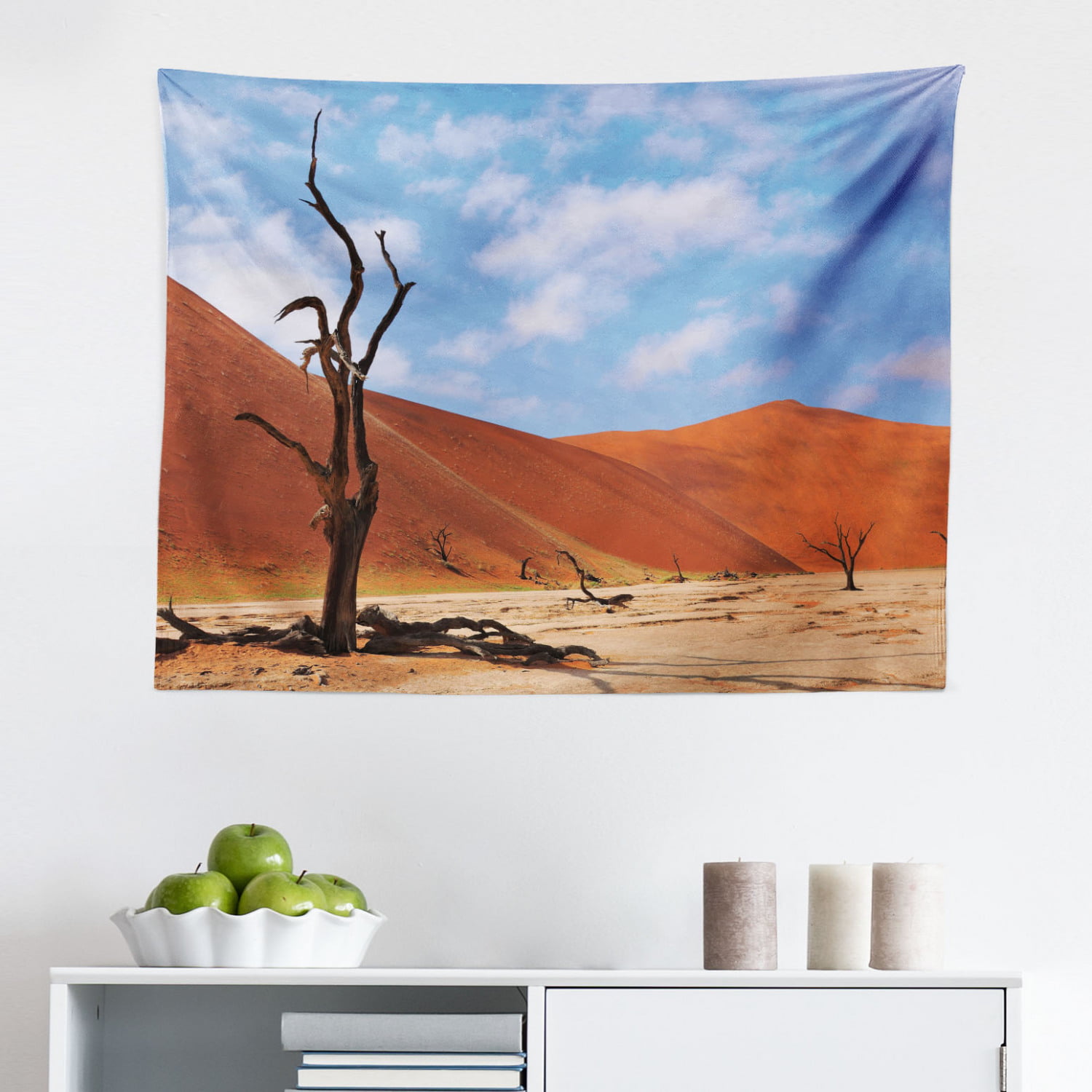 Desert Sunset LANDSCAPES  Canvas Art Print Box Framed Picture Wall Hanging BBD 