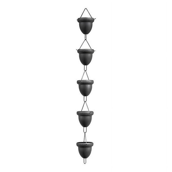 Rain Chains for Gutters,Rain Chain to Replace Gutters Downspouts Functional and Decorative Rainwater Collector Cups Outdoor Hanging Rain Chime for Garden Display,Rain Chains for Downspouts