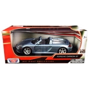 Porsche Carrera GT Black 1/24 Diecast Car Model by