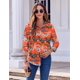 thumbnail image 3 of Blusa Zeagoo con estampado floral hawaiano de manga larga para mujer, 3 of 5