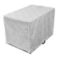 thumbnail image 1 of Alphabet Dog Crate Cover, Creative Print of Numerals Letters in Greyscale Tones, Easy to Use Pet Kennel Cover Small Dogs Puppies Kittens, 7 Sizes, Pale Taupe and White, by Ambesonne, 1 of 1