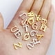thumbnail image 2 of AZ abalorios de letras de acero inoxidable, cuentas con letra inicial del alfabeto, colgante para accesorios de joyería, collar y pulsera Diy para mujer, 2 of 5