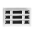 thumbnail image 3 of Texas Buildmart 10x6 Modern AC Vent Cover - Decorative White Air Vent Linear Slot Diffuser for Ceiling, Walls, Floors, 3 of 8
